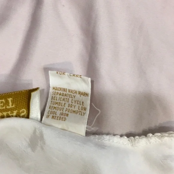 Vintage Victoria’s Secret gold label white nightgown